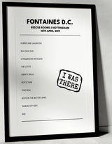 Fontaines D.C. 16th April 2019 Rescue Rooms Nottingham - I Was There - Setlist