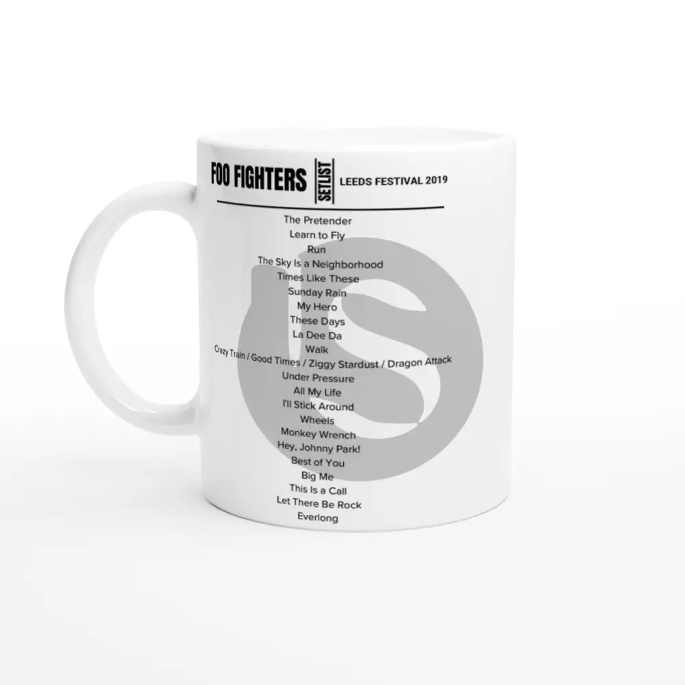 Foo Fighters Leeds Festival 2019 Setlist Mug - Setlist