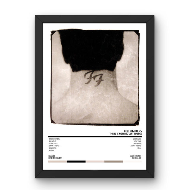 Foo Fighters - There Is Nothing Left To Lose (1999) Poster - Setlist