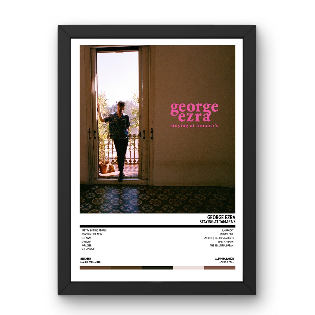 George Ezra - Staying at Tamara's (2018) Poster - Setlist