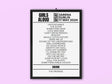 Girls Aloud 3Arena Dublin May 17, 2024 Replica Setlist - Setlist