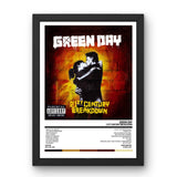 Green Day - 21st Century Breakdown (2009) Poster - Setlist