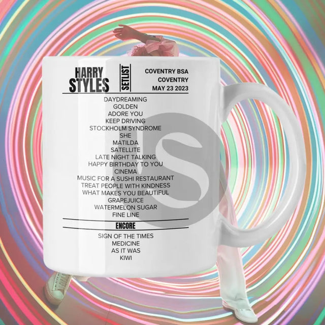 Harry Styles Coventry May 23 2023 Setlist Mug - Setlist