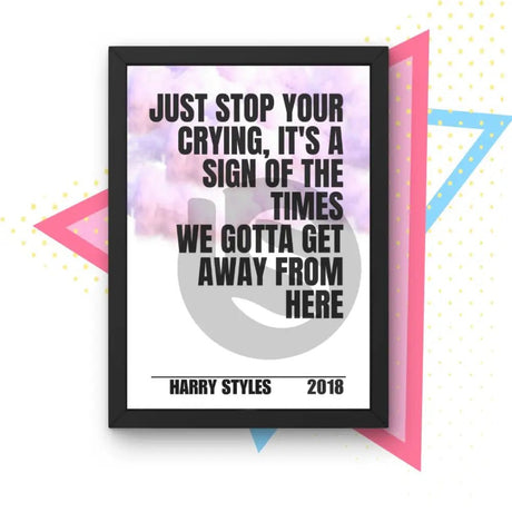 Harry Styles Sign Of The Times Lyrics - Setlist