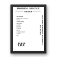 Holding Absence July 28, 2024 O2 Victoria Warehouse Manchester Setlist Poster - Setlist