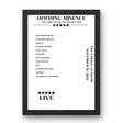 Holding Absence November 19, 2023 The Garage Glasgow Setlist Poster - Setlist