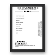 Holding Absence November 22, 2023 O2 Ritz Manchester Setlist Poster - Setlist