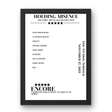 Holding Absence November 27, 2023 Epic Studios Norwich Setlist Poster - Setlist