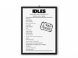 IDLES Dreamland Margate July 20 2024 Setlist Poster - Setlist