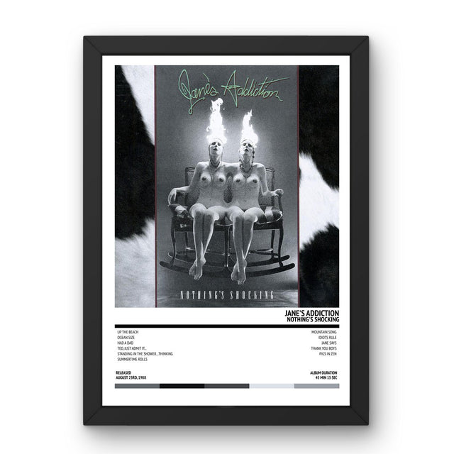 Jane's Addiction - Nothing's Shocking (1988) Poster - Setlist