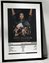 Janet Jackson Together Again Caesars Superdome New Orleans 7th July 2024 - Setlist Tour Poster - Setlist