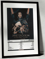 Janet Jackson Together Again Golden 1 Center Sacramento 11th June 2024 - Setlist Tour Poster - Setlist