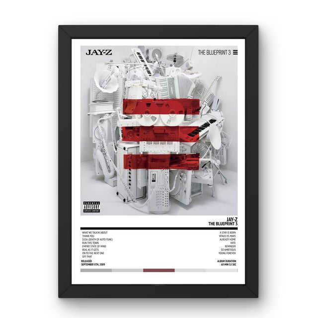 JAY - Z - The Blueprint 3 (2009) Poster - Setlist