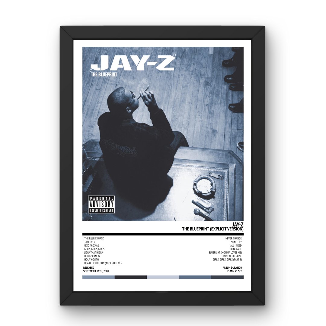 JAY - Z - The Blueprint (Explicit Version) (2001) Poster - Setlist