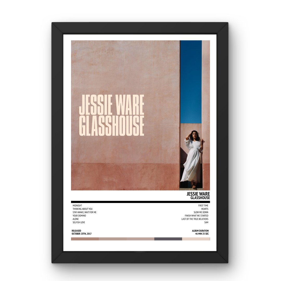 Jessie Ware - Glasshouse (2017) Poster - Setlist