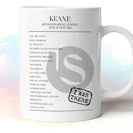 Keane Hopes and Fears 20th Anniversary Tour The OVO Hydro Glasgow 18th October 2024 - Setlist Mug - Setlist