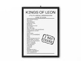 Kings Of Leon Birmingham June 22 2024 Replica Setlist - Setlist