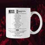 KISS Newcastle upon Tyne September 29, 1988 Replica Setlist Mug - Setlist