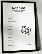 Lady Gaga 24th June 2010 Woodside Old Windsor - I Was There - Setlist