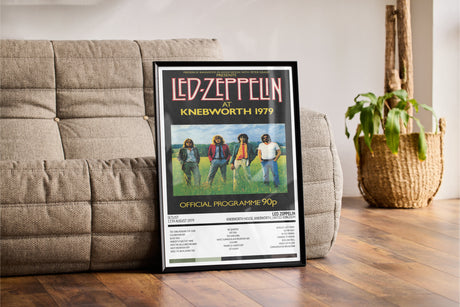 Led Zeppelin Knebworth House Knebworth 11th August 1979 - Setlist Tour Poster - Setlist