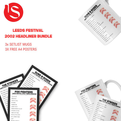 Leeds Festival 2002 Headliners Bundle - Setlist