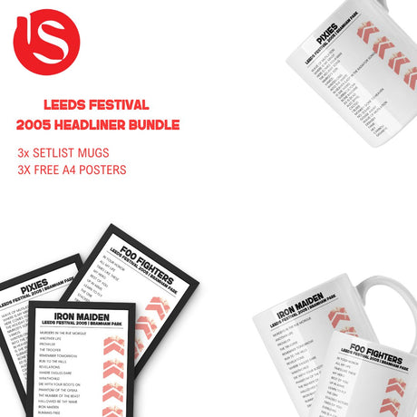 Leeds Festival 2005 Headliners Bundle - Setlist