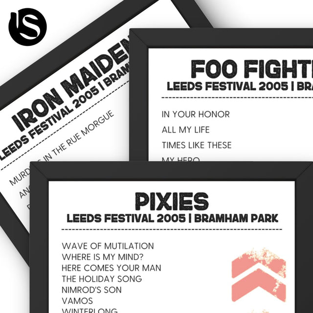 Leeds Festival 2005 Setlist Poster Bundle - Setlist