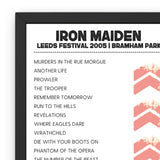 Leeds Festival 2005 Setlist Poster Bundle - Setlist