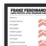 Leeds Festival 2006 Setlist Poster Bundle - Setlist