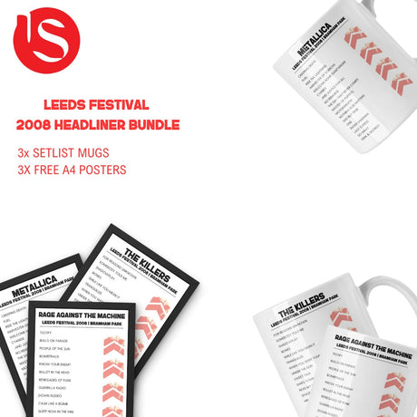 Leeds Festival 2008 Headliners Bundle - Setlist