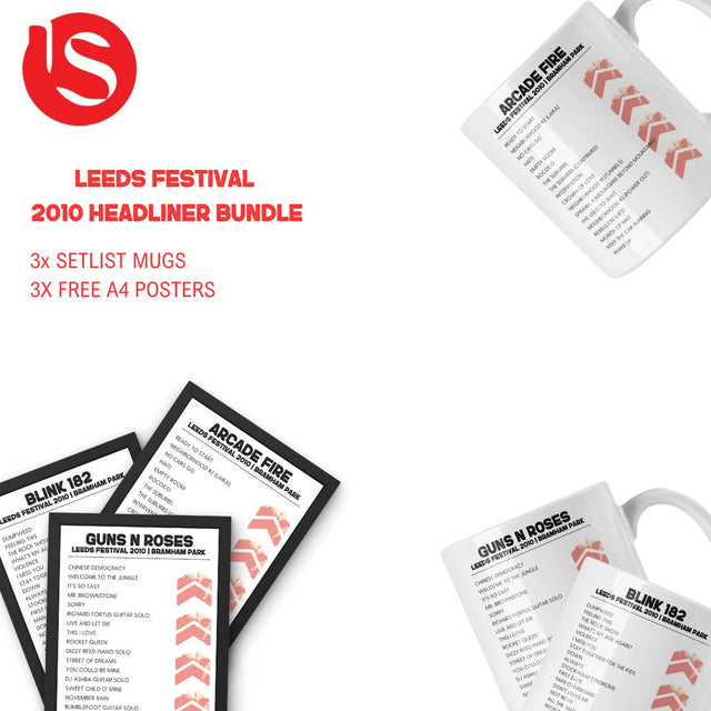 Leeds Festival 2010 Headliners Bundle - Setlist