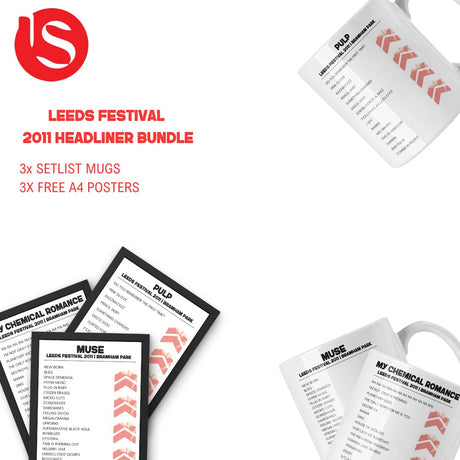 Leeds Festival 2011 Headliners Bundle - Setlist