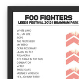 Leeds Festival 2012 Headliners Bundle - Setlist