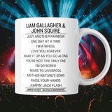 Liam Gallagher and John Squire Manchester March 20 2024 Setlist Mug - Setlist