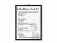 Liam Gallagher Co - op Live Manchester 27th June 2024 Replica Setlist - Photo Version - Setlist
