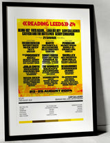 Liam Gallagher Definitely Maybe 30th Anniversary Tour Bramham Park Leeds 23rd August 2024 - Setlist Tour Poster - Setlist