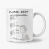 Liam Gallagher The O2 London 10th June 2024 Replica Setlist Mug - Photo Version - Setlist