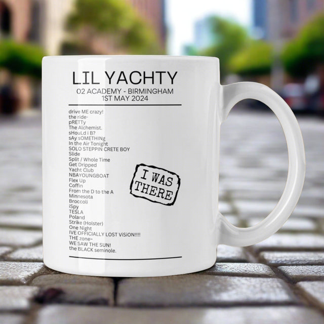 Lil Yachty Birmingham May 2024 Replica Setlist Mug - Setlist