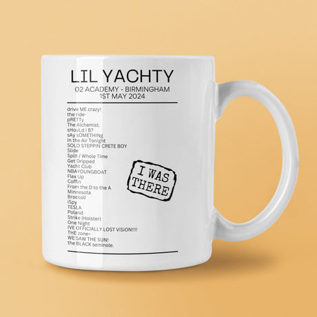 Lil Yachty Birmingham May 2024 Replica Setlist Mug - Setlist