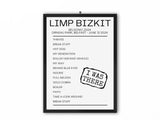 Limp Bizkit Belsonic 2024 Replica Setlist - Setlist