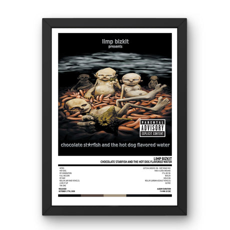 Limp Bizkit - Chocolate Starfish And The Hot Dog Flavored Water (2000) Poster - Setlist