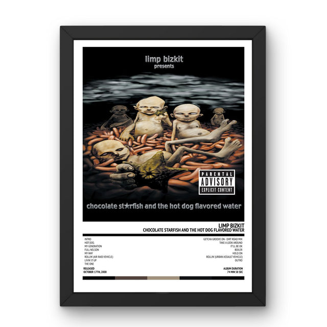 Limp Bizkit - Chocolate Starfish And The Hot Dog Flavored Water (2000) Poster - Setlist