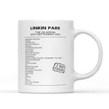 Linkin Park From Zero World Tour The O2 Arena London 24th September 2024 - Setlist Tour Mug - Setlist