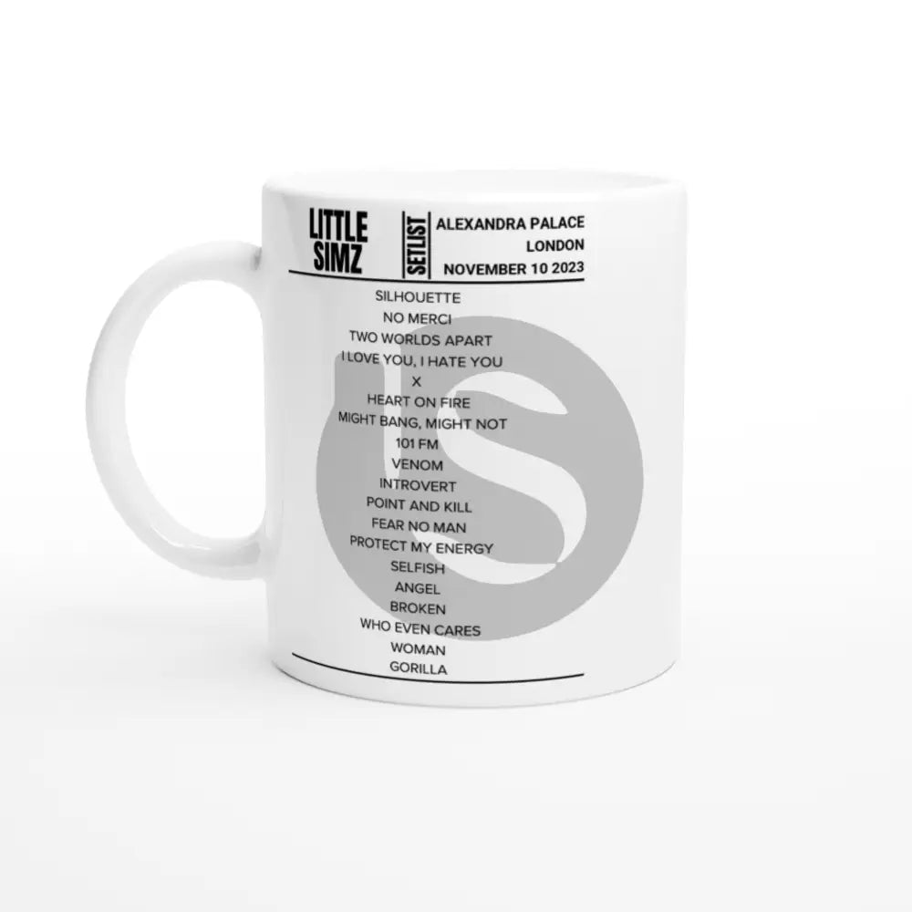 Little Simz London 10 November 2023 - Night 1 Setlist Mug - Setlist