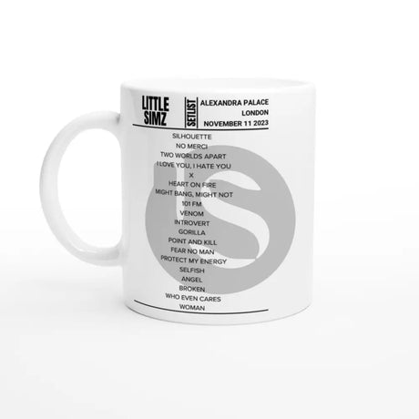 Little Simz London 11 November 2023 - Night 2 Setlist Mug - Setlist