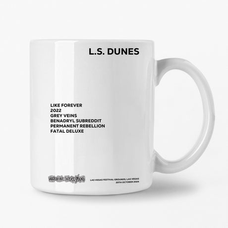 L.S. Dunes Las Vegas 20th October 2024 Setlist Mug - Setlist