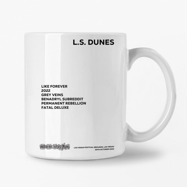 L.S. Dunes Las Vegas 20th October 2024 Setlist Mug - Setlist