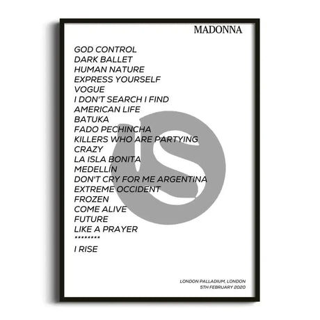 Madonna London 5th February 2020 - Gig Setlist - Setlist