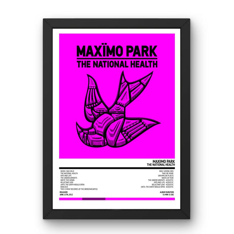 Maximo Park - The National Health (2012) Poster - Setlist