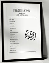 Melanie Martinez 27th April 2016 Heaven London I Was There - Setlist